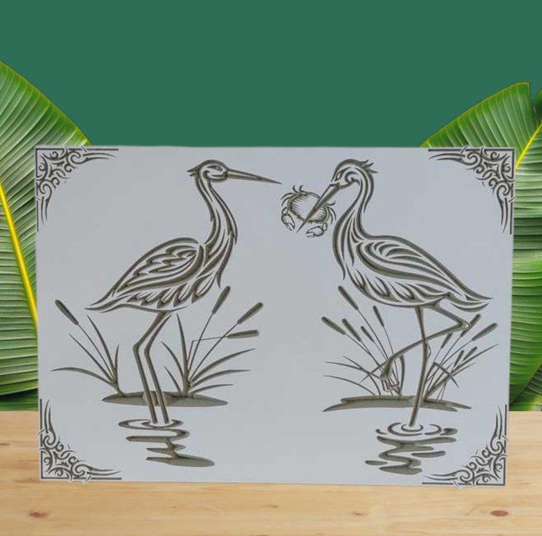 Tableau gravure mécanique sur MDF par LeHeronConception